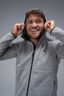 Macpac Men&rsquo;s Energy Pro Hooded Jacket, Light Grey Marle, hi-res