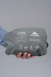 Macpac Men&rsquo;s Stash-It Explore Shorts, Agave, hi-res