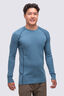 Macpac Men's Geothermal Long Sleeve Top, Storm Blue, hi-res