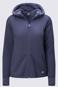 Macpac Women's Waffle Sherpa Hooded Jacket, Odyssey, hi-res