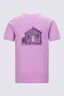 Macpac Kids' Cameron Hut Fairtrade Organic Cotton Short Sleeve T-Shirt, Orchid, hi-res