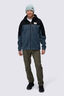 Macpac Men's Heritage Windproof Fleece Jacket, Black/Midnight Navy, hi-res