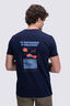 Macpac Men's Te Papakura O Taranaki NP Fairtrade Organic Cotton T-Shirt, Baritone Blue, hi-res