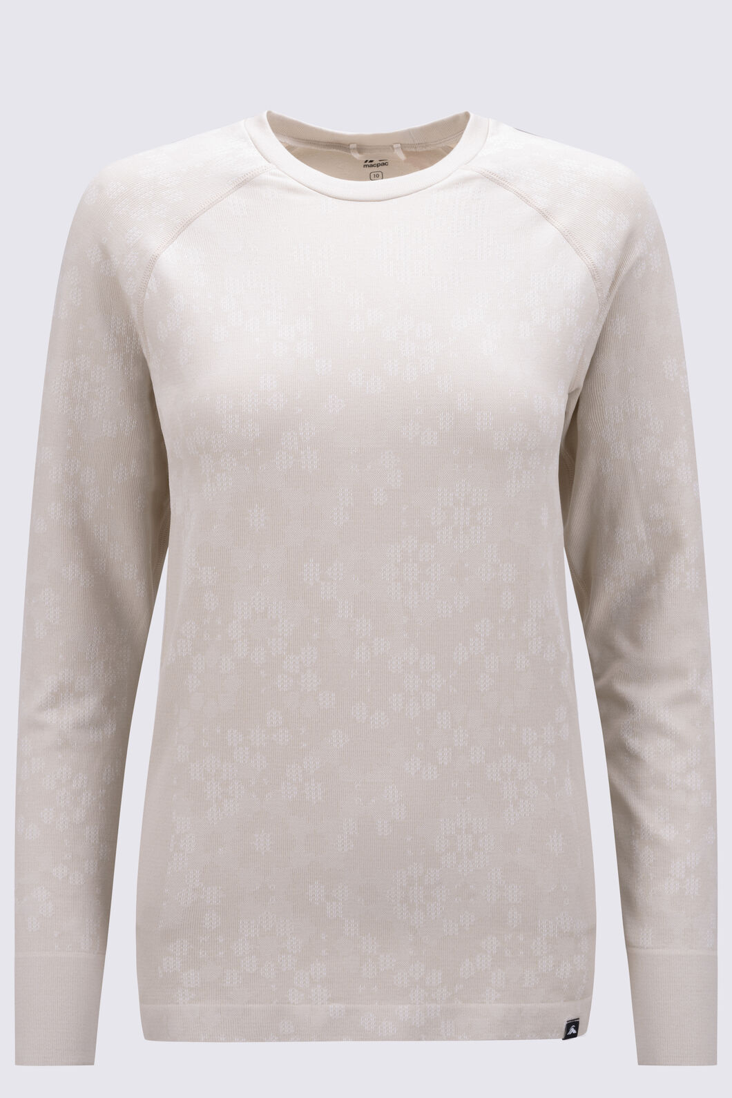 Macpac Women's Brunner Base Layer Long Sleeve Top, French Oak, hi-res