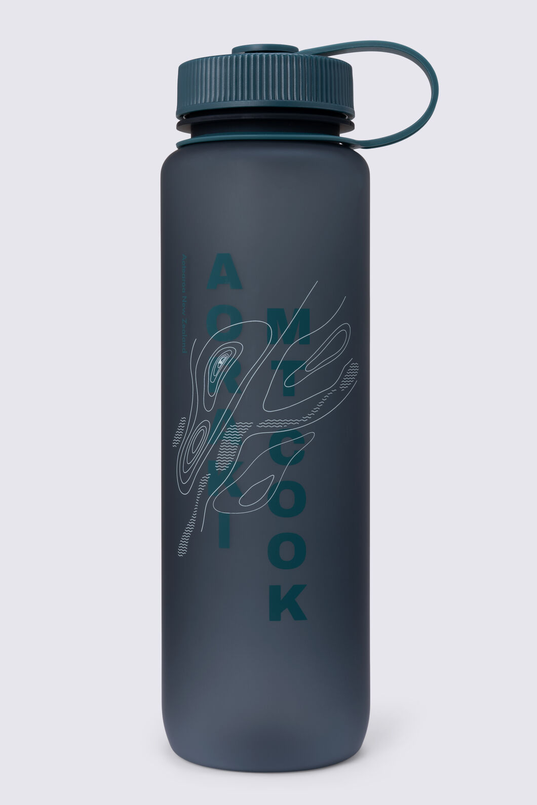 Macpac Nerine 1L Soft Touch Water Bottle, Aoraki Topo Teal, hi-res