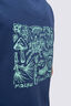 Macpac Kids' Whimsical Journey Fairtrade Organic Short Sleeve T-Shirt, Oceana, hi-res