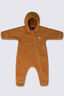 Macpac Baby Acorn Fleece Onesie, Golden Brown, hi-res