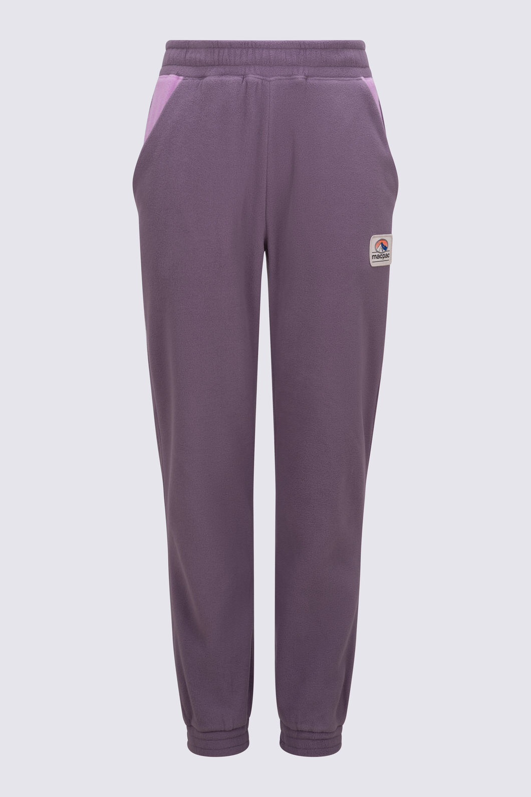 Macpac Kids&rsquo; Heritage Fleece Pants, Arctic Dusk/Orchid, hi-res