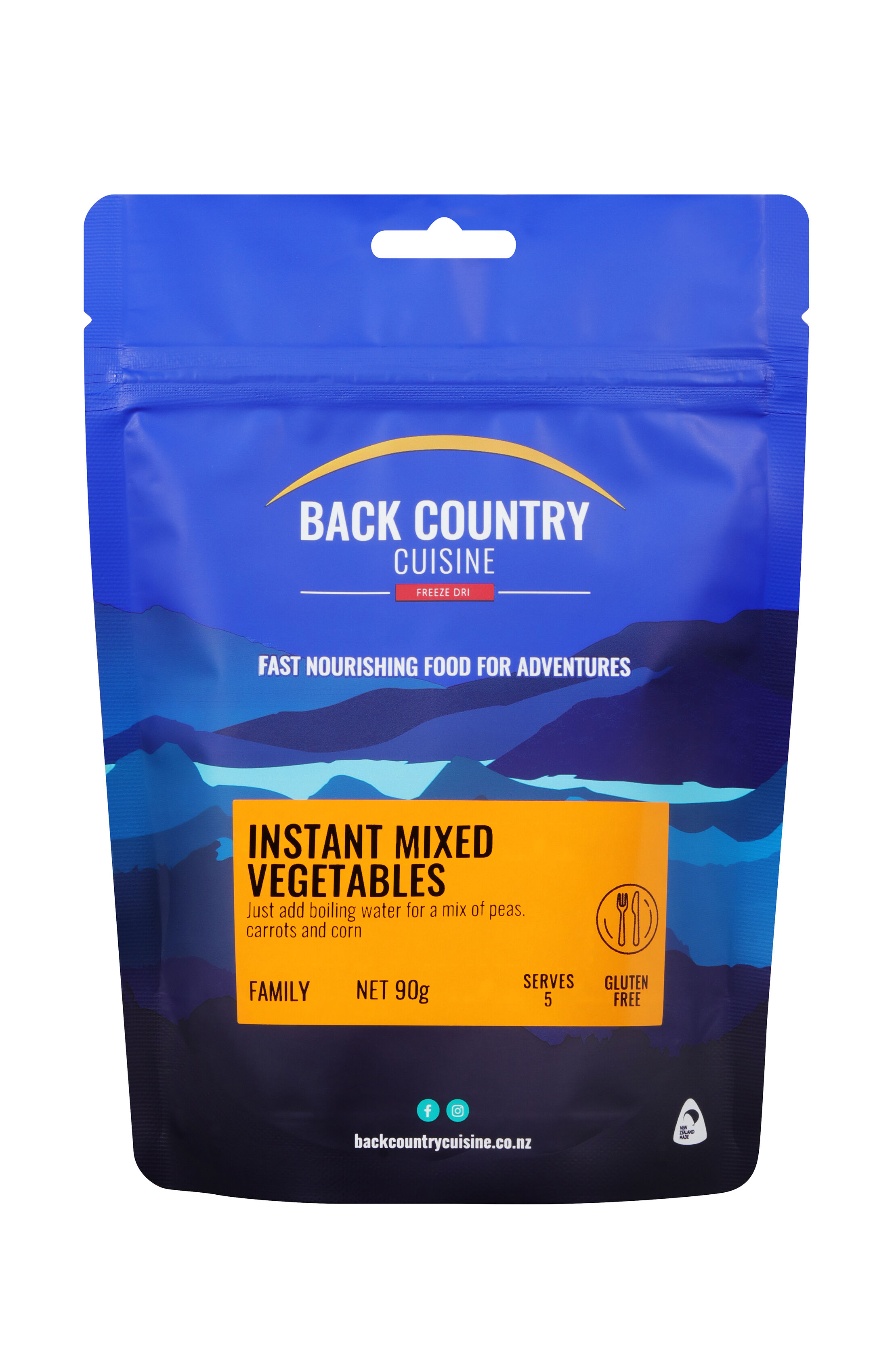 Back Country Cuisine Instant Mixed Vegetables