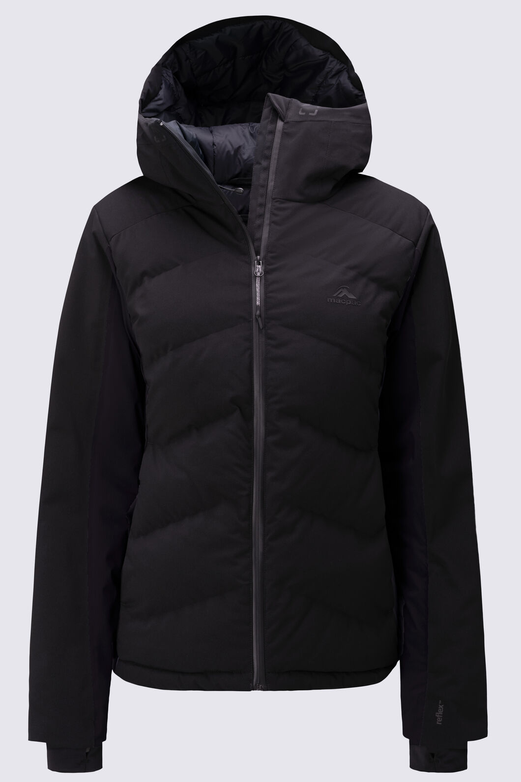 Macpac Women's Carve Ski Jacket, Black, hi-res