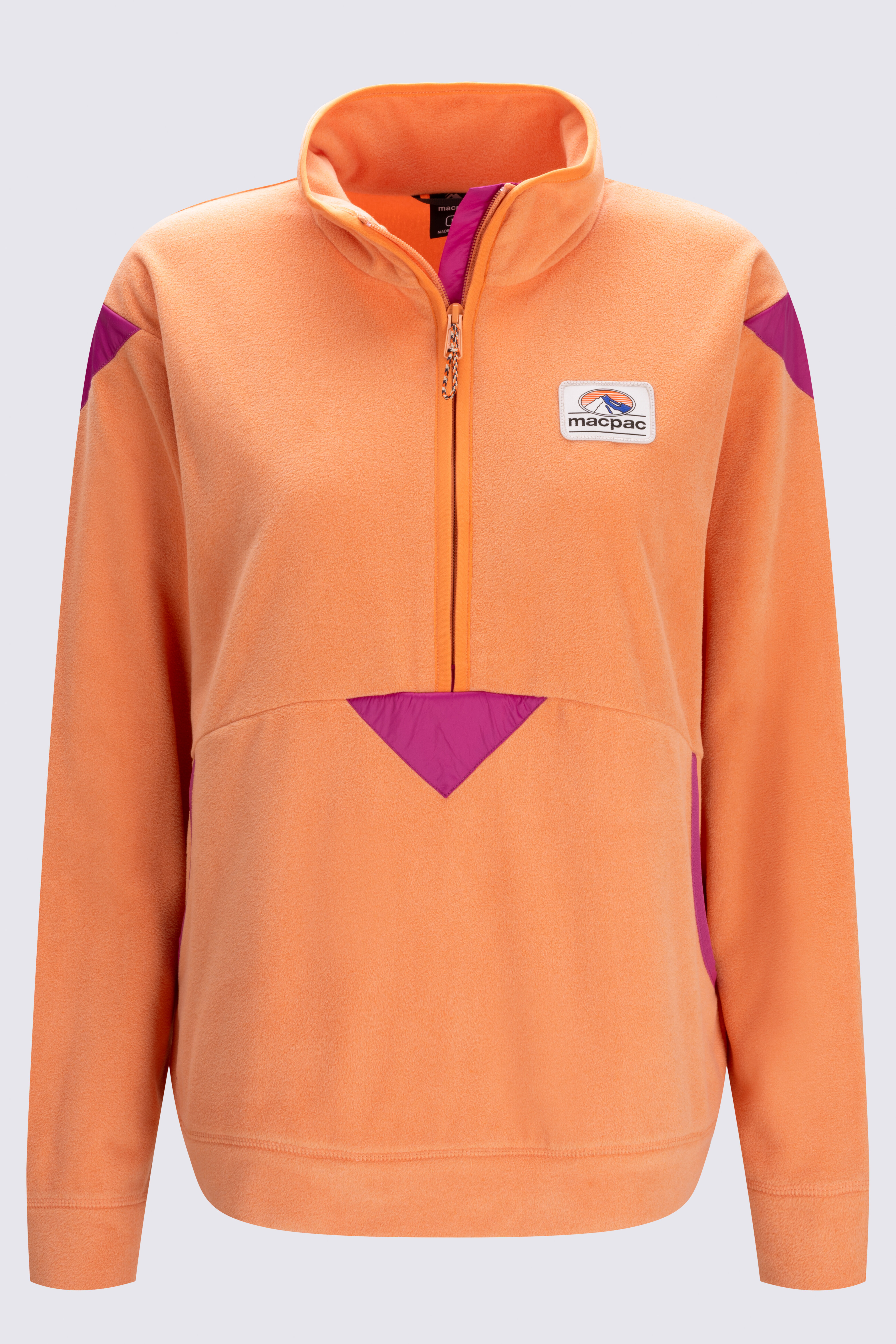 Half zip online fleece womens vintage