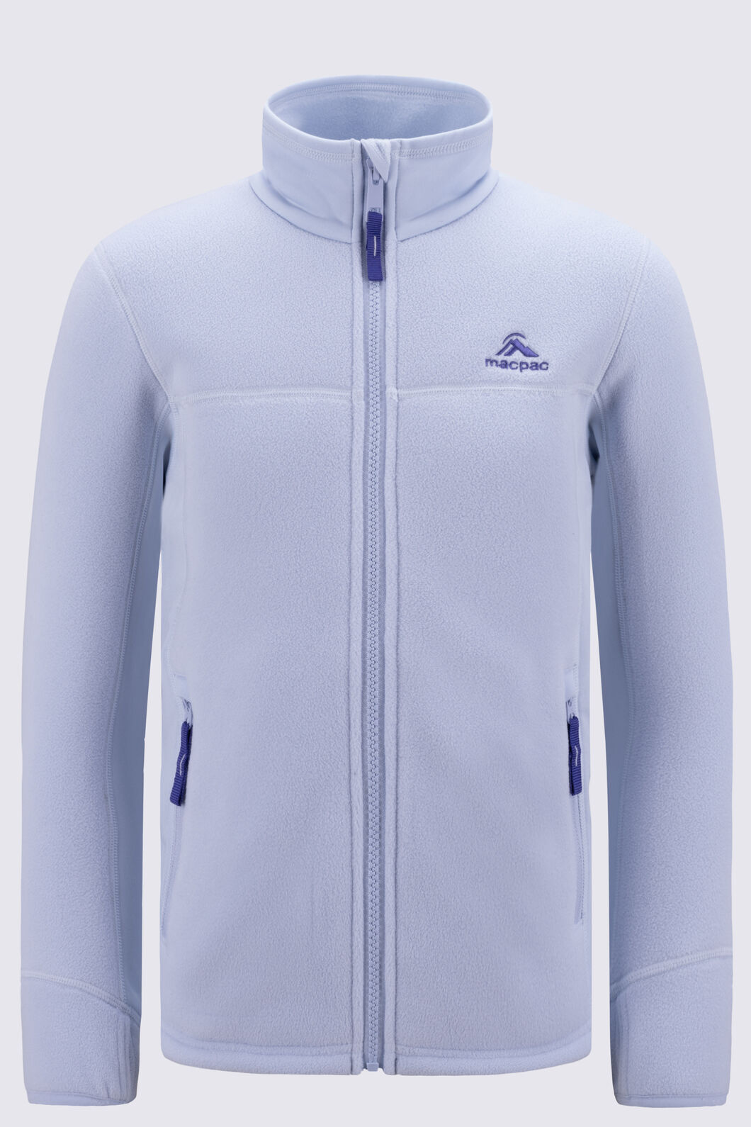 Macpac Kids' Mini Mountain Fleece Jacket, Xenon Blue, hi-res