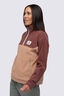 Macpac Women&rsquo;s Heritage Fleece Pullover, Andorra/Mocha Mousse/Moonbeam, hi-res