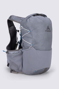 Macpac Amp Ultra 15L Running Vest, Steel, hi-res
