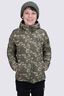 Macpac Kids' Pulsar Alpha Hooded Insulated Jacket, Overland Trek Camo Print, hi-res