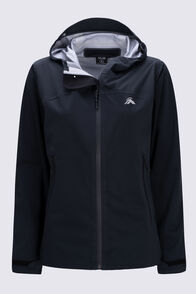 Macpac Women's Vortex Rain Jacket, Black, hi-res