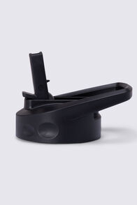 Macpac Wide Mouth Straw Lid, Black, hi-res