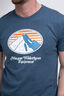 Macpac Men's Wilderness Equipment Fairtrade Organic Cotton Short Sleeve T-Shirt, Midnight Navy Marle, hi-res