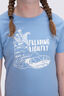 Macpac Kids' Tread Lightly T-Shirt, Chambray Blue, hi-res