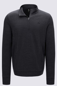 Macpac Men's Craigieburn Merino Blend Pullover, Charcoal Marle, hi-res
