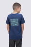 Macpac Kids' Whimsical Journey Fairtrade Organic Cotton Short Sleeve T-Shirt, Oceana, hi-res
