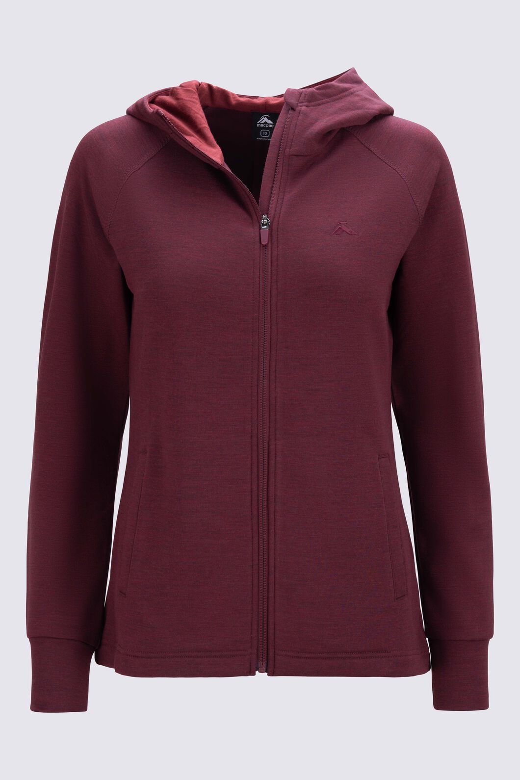 Macpac Women's Craigieburn Merino Blend Jacket, Truffle Marle, hi-res