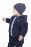 Macpac Baby Acorn Fleece Jacket, Black Iris/Blue Fog, hi-res