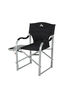 Macpac Touring Extreme Directors Chair with Side Table, Black, hi-res