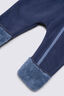 Macpac Baby Acorn Fleece Onesie, Navy, hi-res