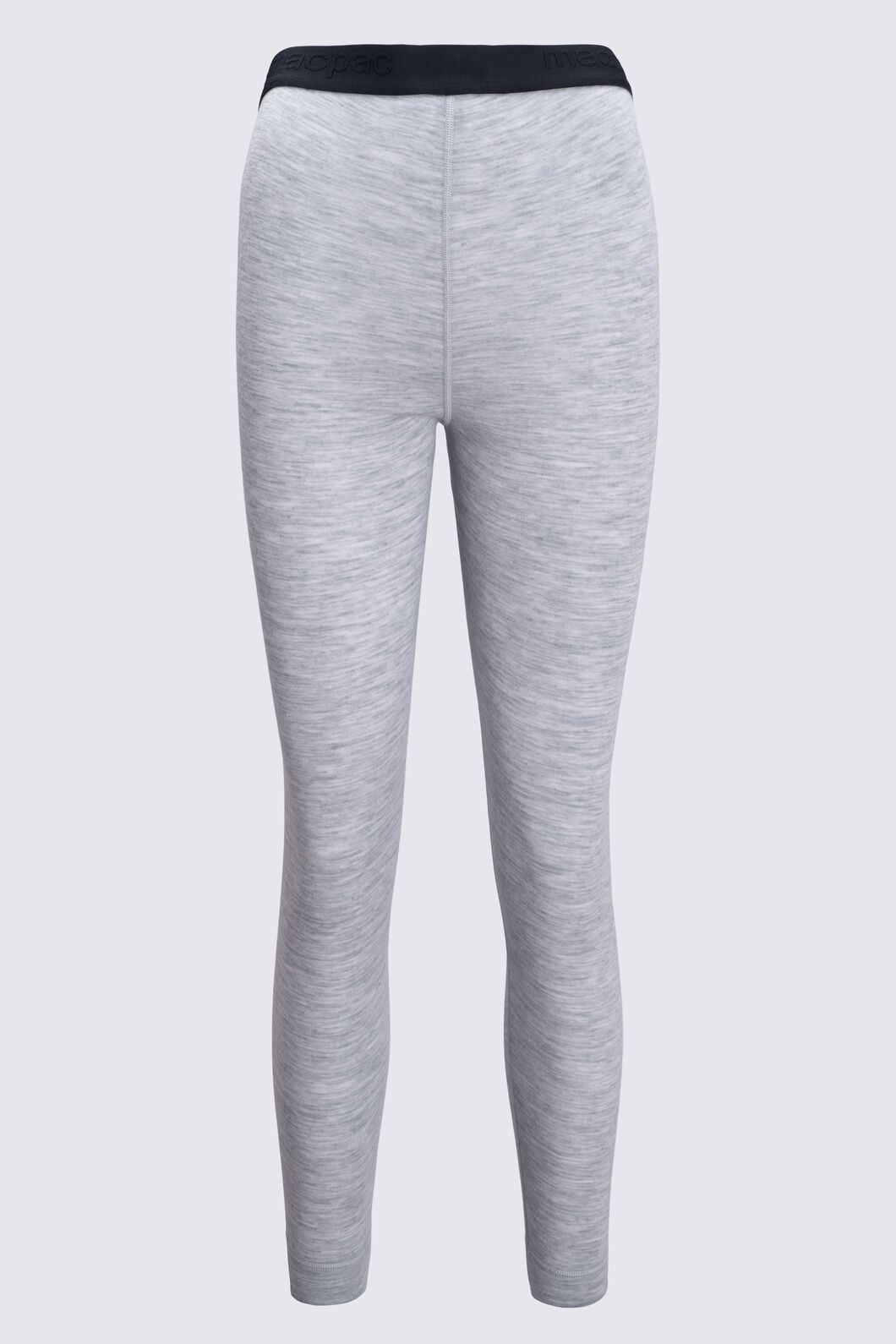 Macpac Women's 220 Merino Long Johns, Light Grey Marle, hi-res