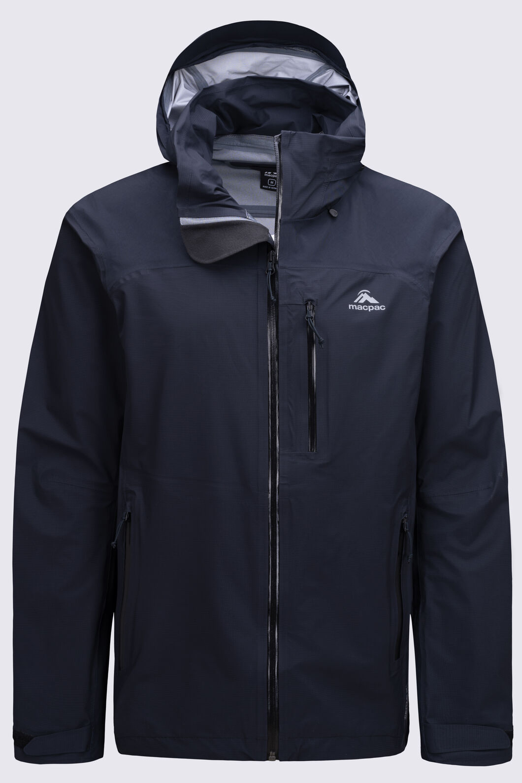 Macpac Men's Traverse Rain Jacket, Black, hi-res