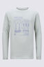 Macpac Kids&rsquo; Aspiring Pack Long-Sleeve T-Shirt, Surf Spray, hi-res