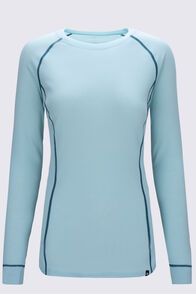 Macpac Women's Geothermal Long Sleeve Top, Aqua Haze, hi-res