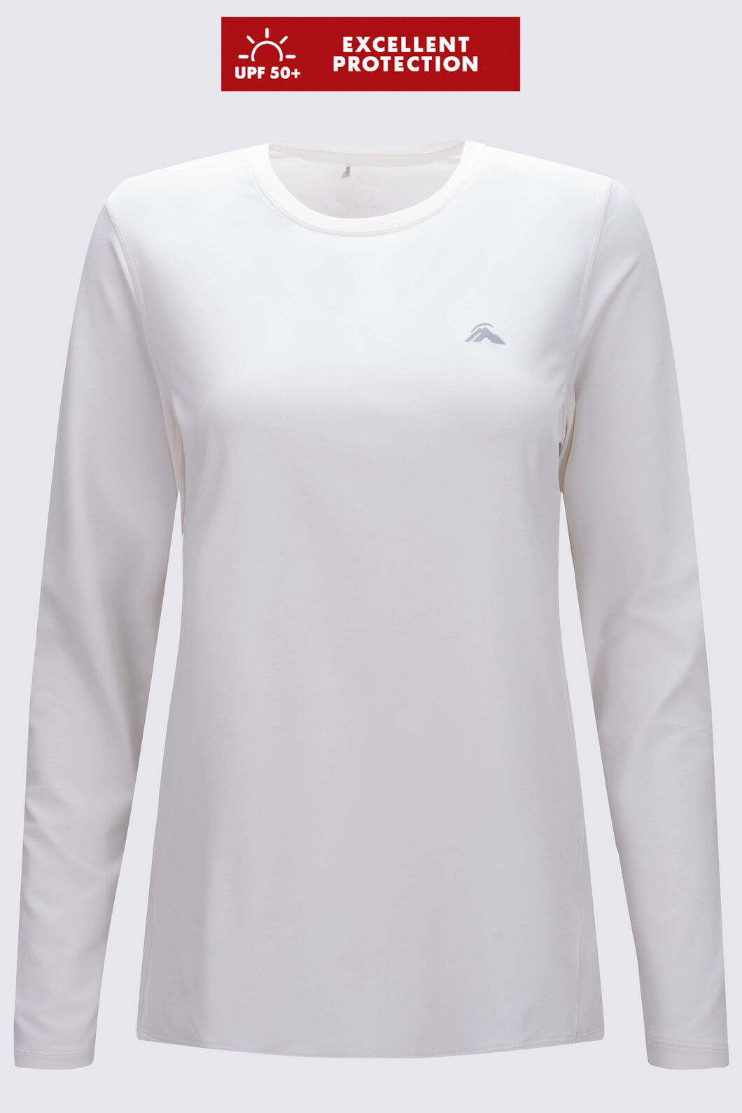 Macpac Women's brrr° Long Sleeve T-Shirt, Cloud Dancer, hi-res