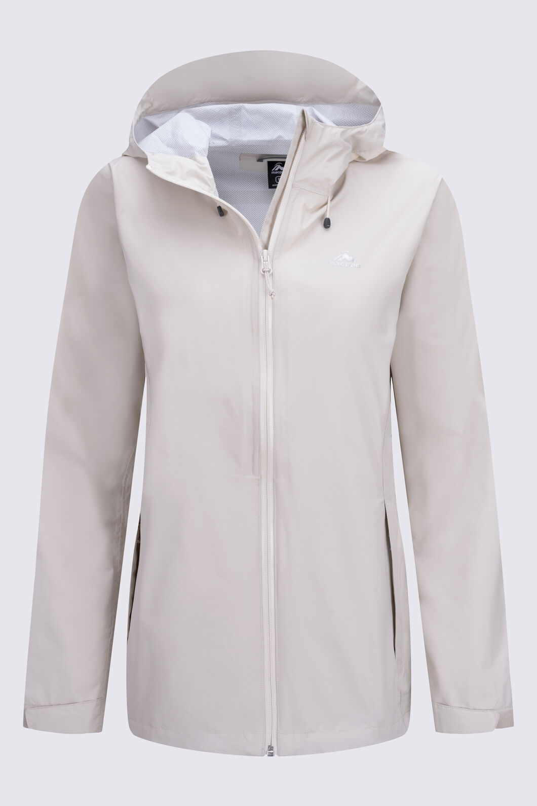 Macpac Women's Mistral Rain Jacket, Moonbeam, hi-res