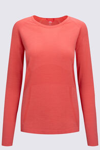 Macpac Women's Limitless Long Sleeve T-Shirt, Georgia Peach, hi-res
