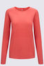 Macpac Women's Limitless Long Sleeve T-Shirt, Georgia Peach, hi-res