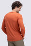 Macpac Men's brrr° Long Sleeve T-Shirt, Brick Orange, hi-res