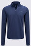Macpac Men's Infinity &frac14; Zip Top, Ensign Blue, hi-res