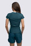 Macpac Women's Short Sleeve Rash Top, Deep Teal/Icy Morn, hi-res
