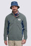 Macpac Men's Heritage Fleece Pullover, Agave/Oceana/Lavender Grey, hi-res