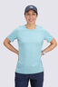 Macpac Women's brrr° T-Shirt, Aqua Haze, hi-res