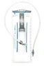 HydraPak Contour &mdash; 3L, Clear/Blue, hi-res