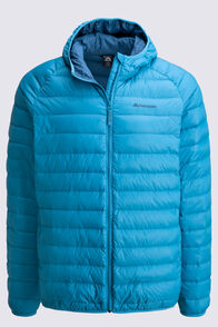 Macpac Men's Uber Hooded Down Jacket, Blue Jay, hi-res