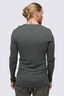 Macpac Men's 220 Merino Long Sleeve Top, Beluga, hi-res