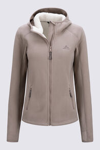 Macpac Women&rsquo;s Mountain Hooded Fleece Jacket, Etherea, hi-res