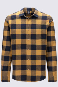 Macpac Men's Sutherland Slim Flannel Shirt, Cumin Check, hi-res