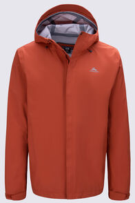Macpac Men's Tempest Rain Jacket, Burnt Brick, hi-res