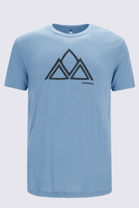Macpac Men's 180 Merino T-Shirt, Windward Blue, hi-res