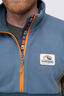 Macpac Men&rsquo;s Heritage Fleece Pullover, Bering Sea/Midnt Navy/Kangaroo, hi-res